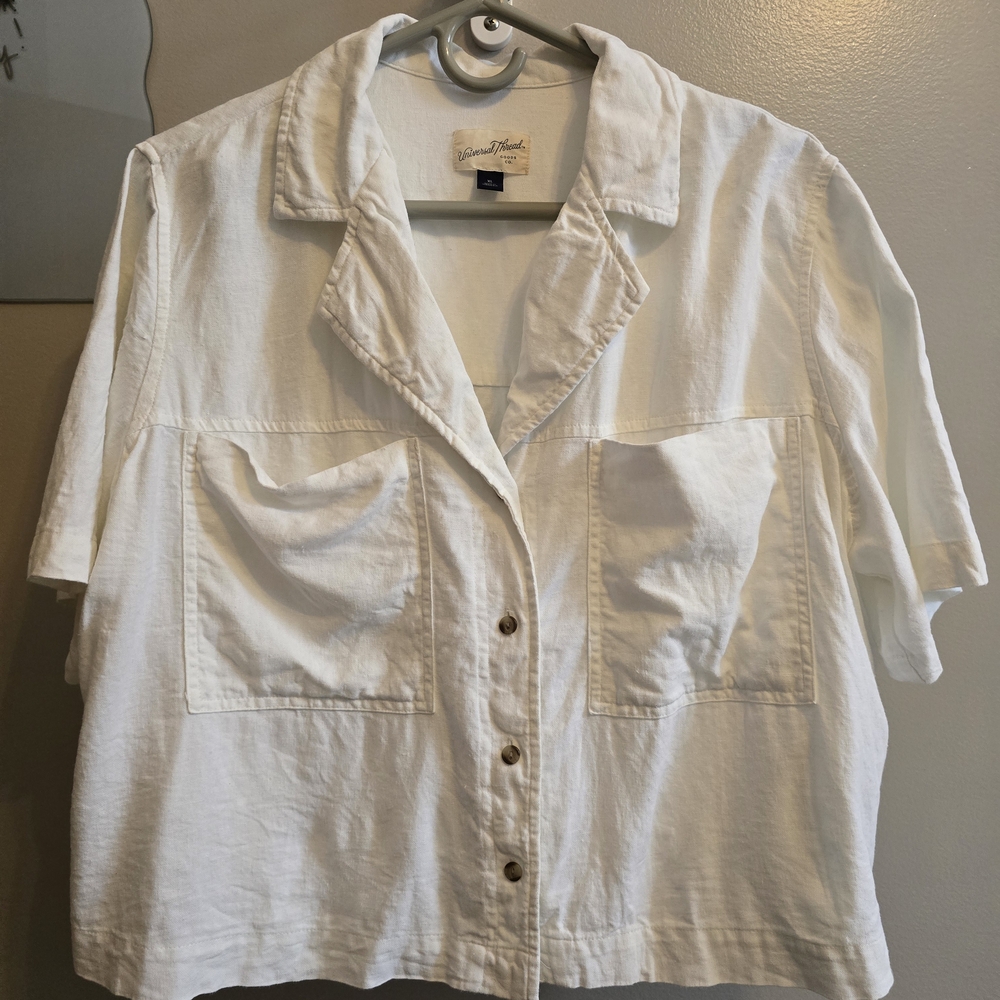 Universal Thread White Button Down Shirt